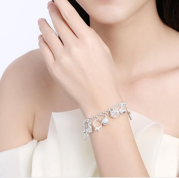 charm sterling crystal star chain bracelet unique cross pendant bracelets women fashion jewelry accessories gifts, Black
charm sterling crystal star chain bracelet unique cross pendant bracelets women fashion jewelry accessories gifts, Black