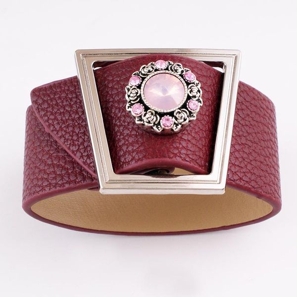 fashion diy 18mm pu leather snap button jewelry bracelet girls women br2305, Golden;silver
fashion diy 18mm pu leather snap button jewelry bracelet girls women br2305, Golden;silver