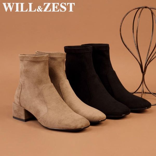 boots will&zest stockings stretch women's shoes 2021 autumn low heel slip-ons female winter footwear chunky short, Black
boots will&zest stockings stretch women's shoes 2021 autumn low heel slip-ons female winter footwear chunky short, Black