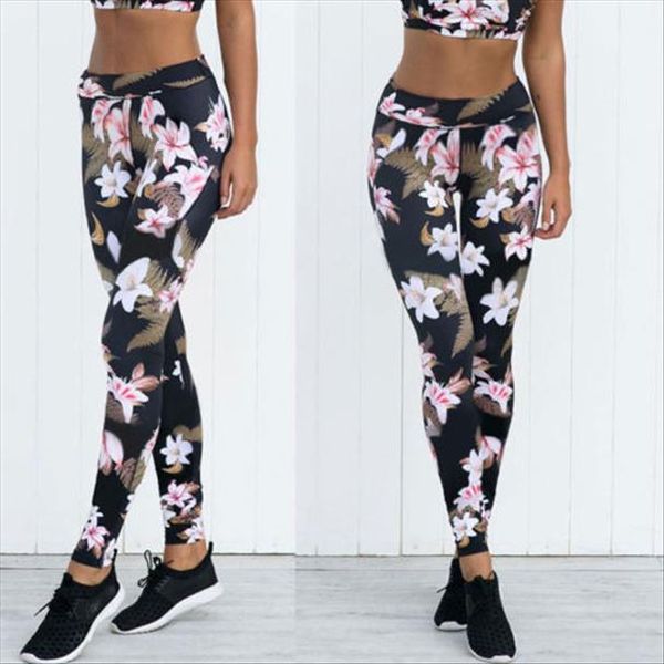 women ladies high waist floral printed fitness leggings casual pants workout trousers drop shipping good quality, Black
women ladies high waist floral printed fitness leggings casual pants workout trousers drop shipping good quality, Black
