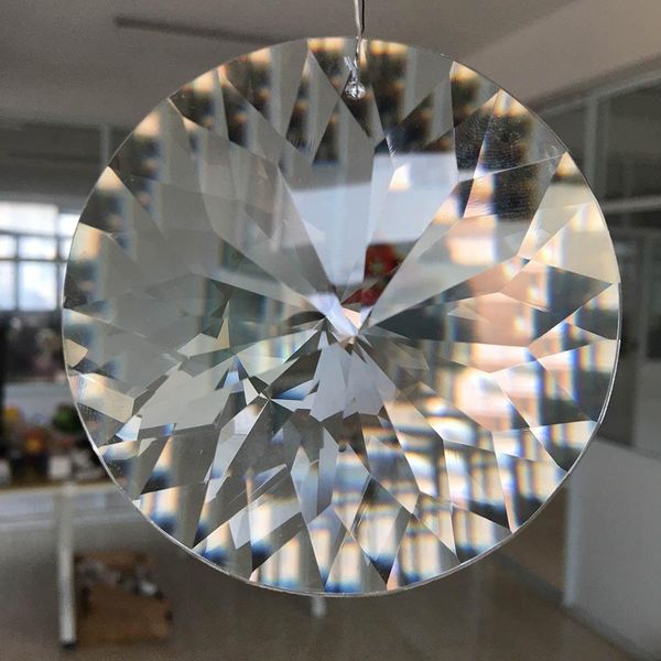 80mm crystal prism suncatcher chandelier pendant glass art diy hanging ufo disc arrow head cut tree ornament h jllgft
80mm crystal prism suncatcher chandelier pendant glass art diy hanging ufo disc arrow head cut tree ornament h jllgft