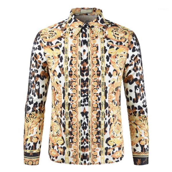 men's new leisure fashion personality 3d printed men's long sleeve shirts blouse 2020 summer new style w4011, White;black
men's new leisure fashion personality 3d printed men's long sleeve shirts blouse 2020 summer new style w4011, White;black