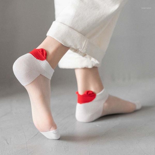 women crystal glass silk socks spring summer breathable socks ladies heart pattern ultrathin transparent1, Black;white
women crystal glass silk socks spring summer breathable socks ladies heart pattern ultrathin transparent1, Black;white