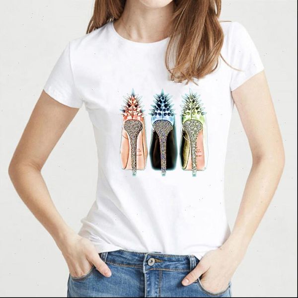 vogue t shirt women clothes 2021 summer tee shirt femme fashion high heels t shirts camiseta mujer streetwear, White
vogue t shirt women clothes 2021 summer tee shirt femme fashion high heels t shirts camiseta mujer streetwear, White