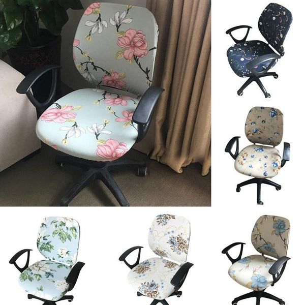 chair covers stretch rotating cover with flower printed computer case removable office arm home decor
chair covers stretch rotating cover with flower printed computer case removable office arm home decor
