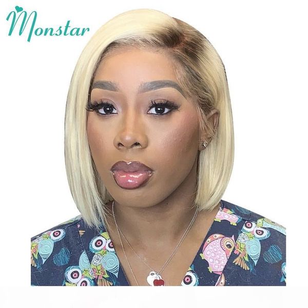 monstar blonde ombre цветное 13 * 6 короткие боб парик шнурка фронт человеческих волос для чернокожих женщин 8 - 16 дюймов европейский remy, Black
monstar blonde ombre цветное 13 * 6 короткие боб парик шнурка фронт человеческих волос для чернокожих женщин 8 - 16 дюймов европейский remy, Black
