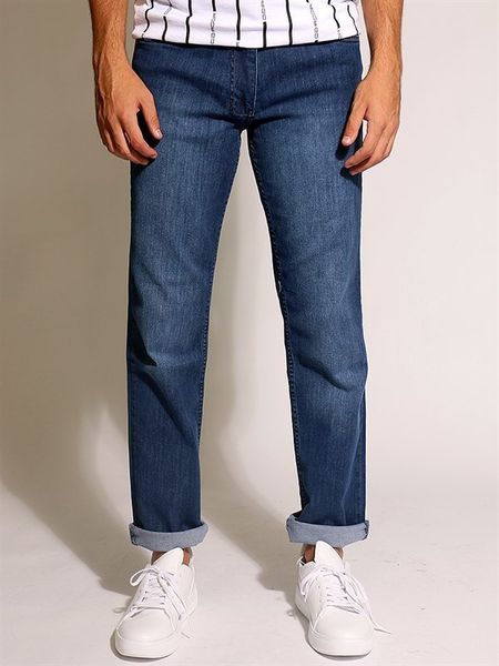 men's blue jean pants, Black
