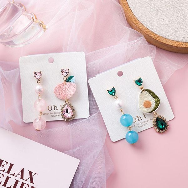 cute avocado peach asymmetric drop earring for women girl fruit piercing pendant earring statement jewelry, Silver
cute avocado peach asymmetric drop earring for women girl fruit piercing pendant earring statement jewelry, Silver