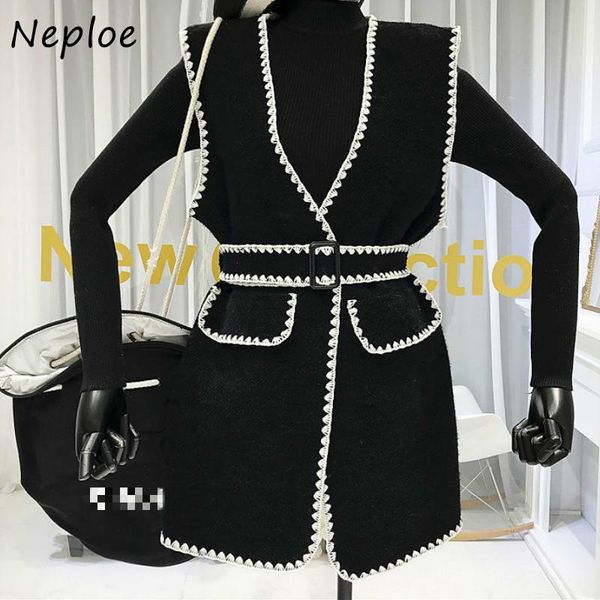 neploe elegant suit chic sashes panelled patchwork vest + solid color slim fit sweaters women 2020 autumn new 2 piece set, Gray
neploe elegant suit chic sashes panelled patchwork vest + solid color slim fit sweaters women 2020 autumn new 2 piece set, Gray