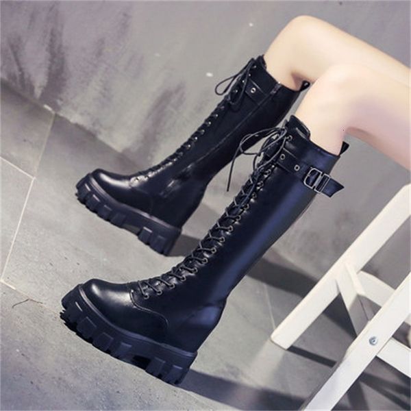 2021 new winter autumn chunky women's fashionable lace up to plutonium leather knee high woman height zip boots am9r, Black
2021 new winter autumn chunky women's fashionable lace up to plutonium leather knee high woman height zip boots am9r, Black