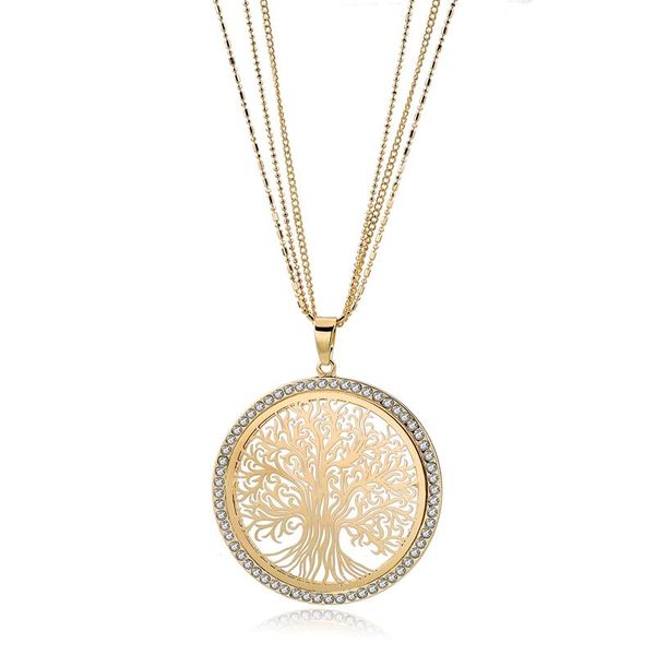 pendant necklaces longway hollow out vintage tree of life pendants gold rhienstone necklace 2021 designer for woman sne180003, Silver
pendant necklaces longway hollow out vintage tree of life pendants gold rhienstone necklace 2021 designer for woman sne180003, Silver