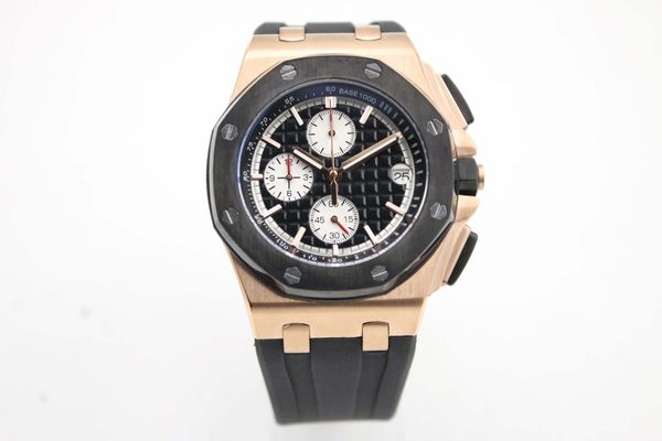 tough style mens watch japanese vk quartz chronograph movement 42mm dial gold case sapphire glass rubber strap sports watch, Slivery;brown
tough style mens watch japanese vk quartz chronograph movement 42mm dial gold case sapphire glass rubber strap sports watch, Slivery;brown