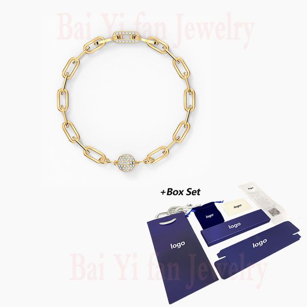 2020 fashion jewelry swa new the elements chain bracelet charming link magnetic clasp decoration female romantic jewelry gift 1028, Black
2020 fashion jewelry swa new the elements chain bracelet charming link magnetic clasp decoration female romantic jewelry gift 1028, Black