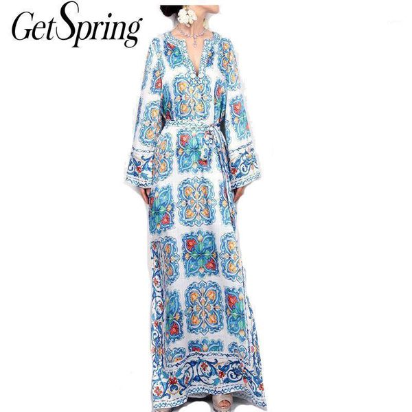 getspring women dress summer maxi dress print chiffon dresses v neck long sleeve loose split bohemia boho floral plus size, Black;gray
getspring women dress summer maxi dress print chiffon dresses v neck long sleeve loose split bohemia boho floral plus size, Black;gray