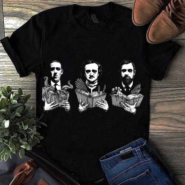 men t shirt h.p lovecraft edgar allan poe and herman melville with books monsters tshirts sport hooded sweatshirt hoodie
men t shirt h.p lovecraft edgar allan poe and herman melville with books monsters tshirts sport hooded sweatshirt hoodie