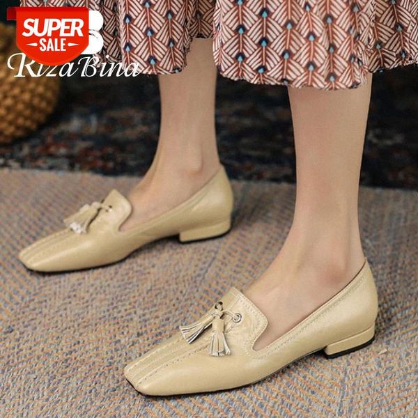 rizabina real leather women flats shoes fashion tassel square toe spring shoes woman casual office lady footwear size 34-40 #oo6a
rizabina real leather women flats shoes fashion tassel square toe spring shoes woman casual office lady footwear size 34-40 #oo6a
