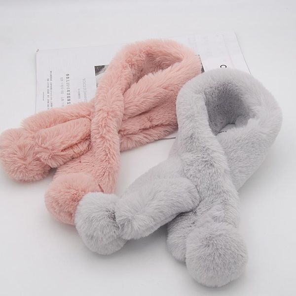 winter cute children scarf girls baby imitation fur collar scarf with pompom neckerchief, Blue;gray
winter cute children scarf girls baby imitation fur collar scarf with pompom neckerchief, Blue;gray