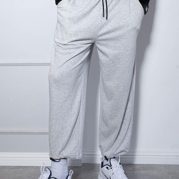 sports pants men's tide brand european and american street beam loose wild hip-hop wide leg pants adjustable joggers men, Black
sports pants men's tide brand european and american street beam loose wild hip-hop wide leg pants adjustable joggers men, Black
