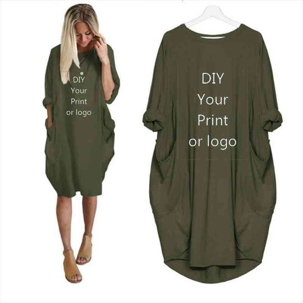 diy your like p or logo autumn womens dresses pocket loose ladies crew neck casual long girl dress, Black;gray
diy your like p or logo autumn womens dresses pocket loose ladies crew neck casual long girl dress, Black;gray