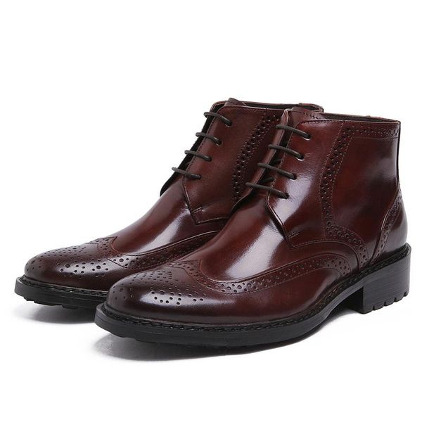men leather boots men formal wear shoes work cowhide wedding shoes genuine leather 45 size pointed toe ankle cow, Black
men leather boots men formal wear shoes work cowhide wedding shoes genuine leather 45 size pointed toe ankle cow, Black