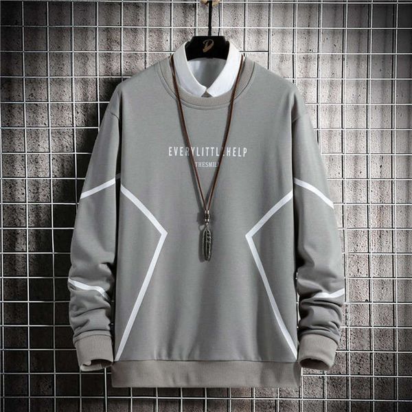 versatile fall 2020 korean fashion new long sleeve men's sports casual sweater, Gray
versatile fall 2020 korean fashion new long sleeve men's sports casual sweater, Gray
