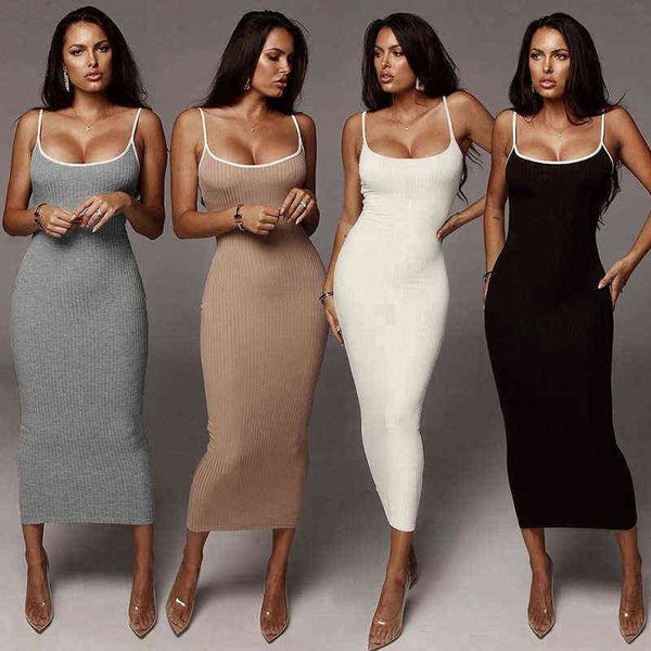 casual dresses 2022 summer women's wear color contrast sling dew backpack hip slim dresses, Black;gray
casual dresses 2022 summer women's wear color contrast sling dew backpack hip slim dresses, Black;gray