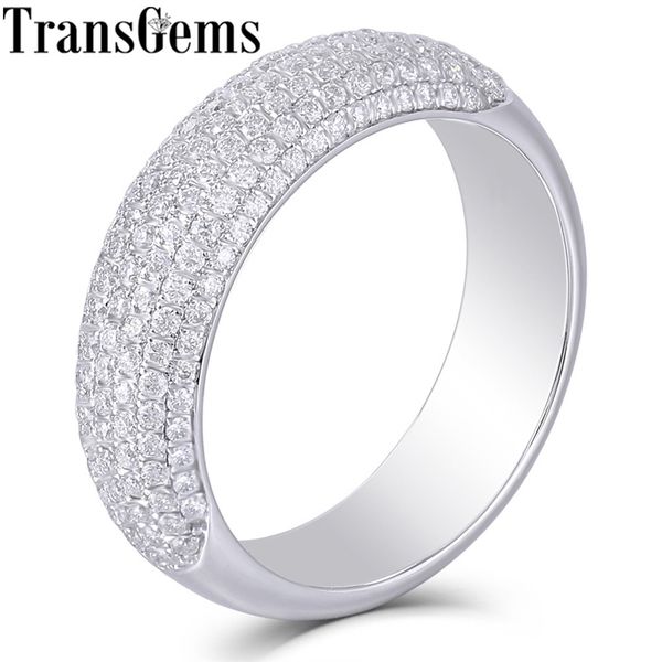transgems 14k 585 white gold fg color round wedding band with accents for women band width 5.5mm anniversary gifts y200620, Slivery;golden
transgems 14k 585 white gold fg color round wedding band with accents for women band width 5.5mm anniversary gifts y200620, Slivery;golden