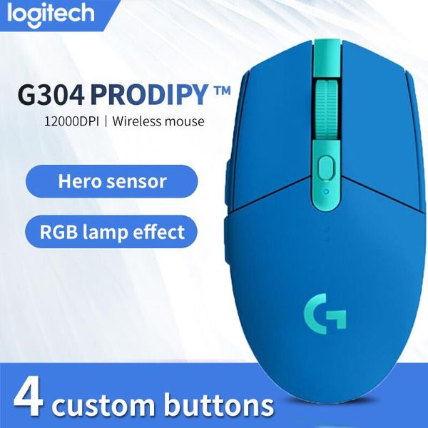 g304 lightspeed 6 programmable buttons usb wireless mouse hero sensor 12000dpi adjustable gaming optical mice
g304 lightspeed 6 programmable buttons usb wireless mouse hero sensor 12000dpi adjustable gaming optical mice