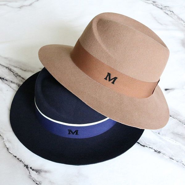 wide brim women hat australian wool warm fedora hat ladies panama cloche hat floppy ribbon band wedding dress derby church hats c0123, Blue;gray
wide brim women hat australian wool warm fedora hat ladies panama cloche hat floppy ribbon band wedding dress derby church hats c0123, Blue;gray