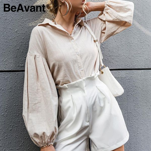 beavant solid bubble рукав элегантная женщина рубашка ретро нижняя весна летняя причинная рубашка женская мода свободные короткие дамы, White
beavant solid bubble рукав элегантная женщина рубашка ретро нижняя весна летняя причинная рубашка женская мода свободные короткие дамы, White