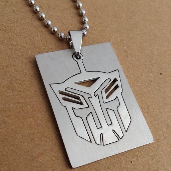 pendant necklaces stainless steel necklace detachable head symbol tag figure character chain for women men, Silver
pendant necklaces stainless steel necklace detachable head symbol tag figure character chain for women men, Silver