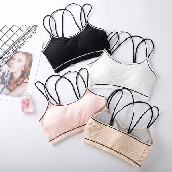 gym clothing bra yoga sports women fitness wear wire for stretch active cotton1, White;black
gym clothing bra yoga sports women fitness wear wire for stretch active cotton1, White;black
