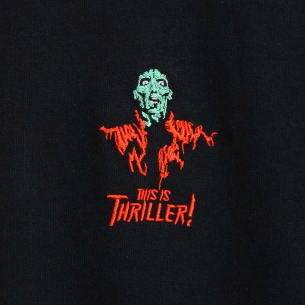 michael jackson thriller embroidered black tee t-shirt by actual fact sport hooded sweatshirt hoodie
michael jackson thriller embroidered black tee t-shirt by actual fact sport hooded sweatshirt hoodie