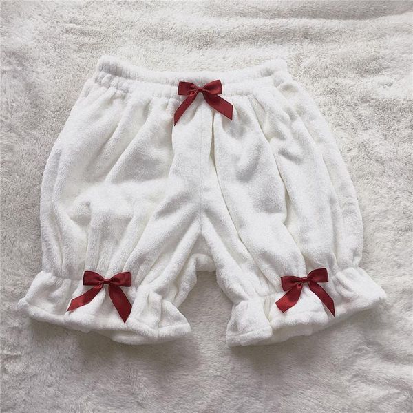 winter cute lolita girls soft warm velvet shorts sweet high waist women's plush white shorts kawaii bow bloomers flannel1, White;black
winter cute lolita girls soft warm velvet shorts sweet high waist women's plush white shorts kawaii bow bloomers flannel1, White;black
