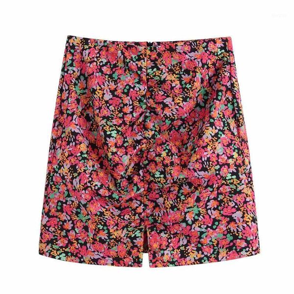 2020 spring women's new retro high waist fashion printed hip skirt pleated decorative hem split draped mini skirt 012821518001, Black
2020 spring women's new retro high waist fashion printed hip skirt pleated decorative hem split draped mini skirt 012821518001, Black
