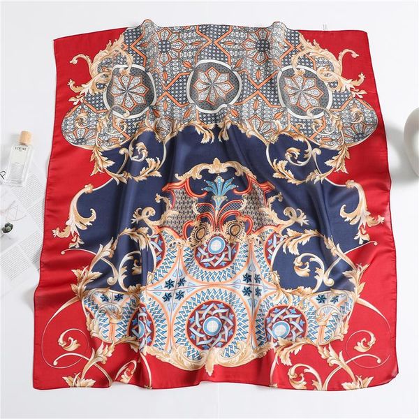 women scarf 2020 design print silk square neckercheifbandana shawl wraps foulard female hijab scarves pashmina bbyanp bdehome, Blue;gray
women scarf 2020 design print silk square neckercheifbandana shawl wraps foulard female hijab scarves pashmina bbyanp bdehome, Blue;gray