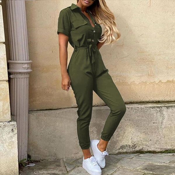 2020 jumpsuit women deep v neck button shirt overalls for womens solid jumpsuit office lady one piece romper belt, Black;white
2020 jumpsuit women deep v neck button shirt overalls for womens solid jumpsuit office lady one piece romper belt, Black;white
