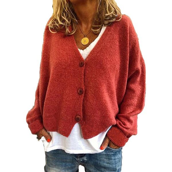 autumn winter knit cardigans sweater women v neck loose thicked knitted jacket casual long sleeve ladies sweater casual coat, White;black
autumn winter knit cardigans sweater women v neck loose thicked knitted jacket casual long sleeve ladies sweater casual coat, White;black