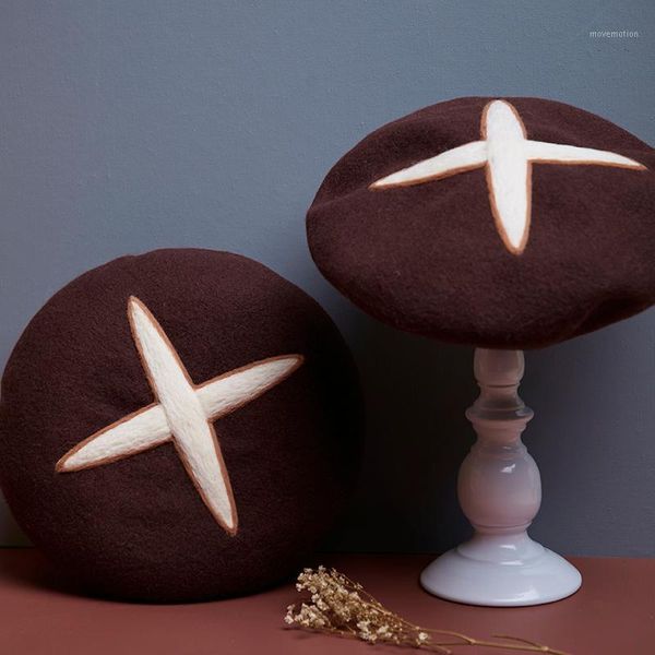 creative cute handmade wool felt shiitake mushrooms harajuku painter cap autumn and winter versatile simple style beret1, Blue;gray
creative cute handmade wool felt shiitake mushrooms harajuku painter cap autumn and winter versatile simple style beret1, Blue;gray
