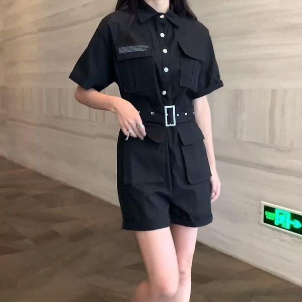 2020 new summer women belt tunic solid jumpsuits female high waist harem trousers overalls button romper wide leg playsuit t35, Black;white
2020 new summer women belt tunic solid jumpsuits female high waist harem trousers overalls button romper wide leg playsuit t35, Black;white