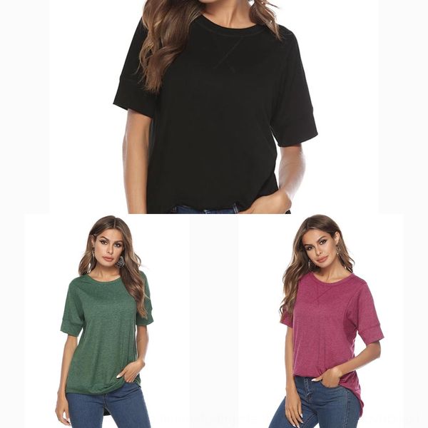 short sleeve t-shirt front short back long solid color coat t-shirt round neck women's summer wear 2019 ew5qj, White
short sleeve t-shirt front short back long solid color coat t-shirt round neck women's summer wear 2019 ew5qj, White