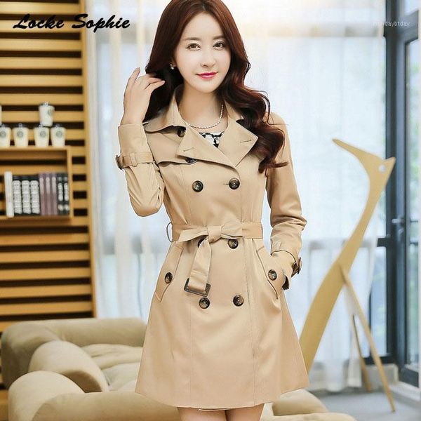 women plus size trench coats 2018 autumn fashion cotton blend double-breasted waist belt windbreaker ladies skinny trench coats1, Tan;black
women plus size trench coats 2018 autumn fashion cotton blend double-breasted waist belt windbreaker ladies skinny trench coats1, Tan;black