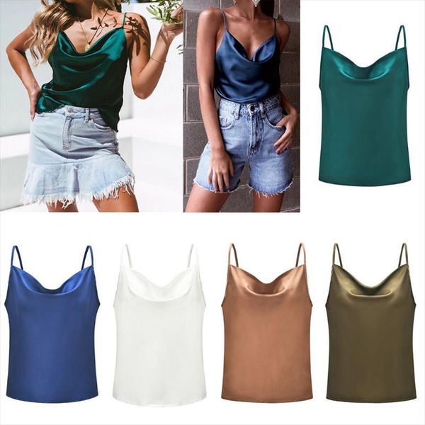 лето женщины леди шик тонкий дикий твердая печати атласная camis vest tank tops женский сексуальный регулируемый спагетти ремень основные to, White
лето женщины леди шик тонкий дикий твердая печати атласная camis vest tank tops женский сексуальный регулируемый спагетти ремень основные to, White