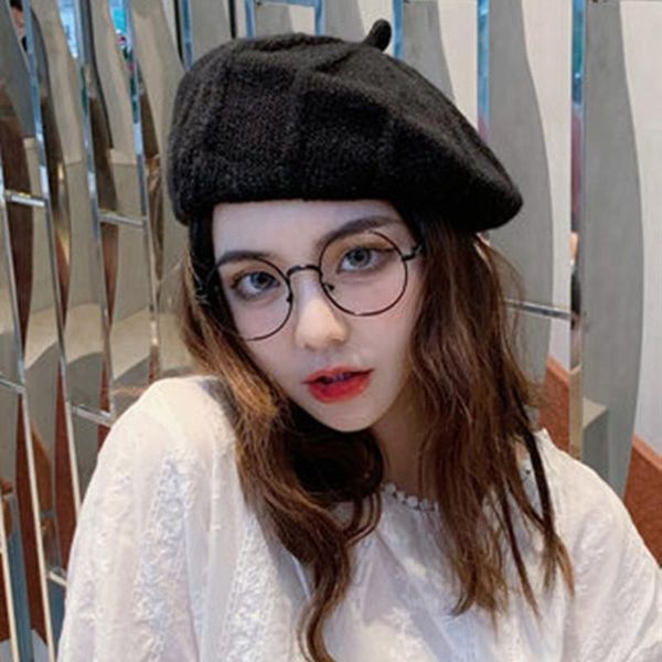 beret female summer slim autumn and winter korean hat japanese knitted wool hat chaos ins painter's octagonal, Blue;gray
beret female summer slim autumn and winter korean hat japanese knitted wool hat chaos ins painter's octagonal, Blue;gray