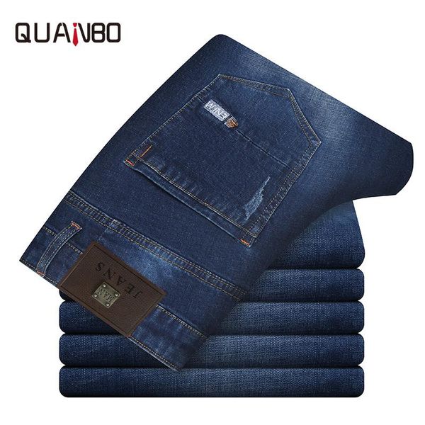 quanbo brand men's slim fit jeans 2020 autumn new fashion business classic style stretch jeans casual denim pants men trousrs, Blue
quanbo brand men's slim fit jeans 2020 autumn new fashion business classic style stretch jeans casual denim pants men trousrs, Blue