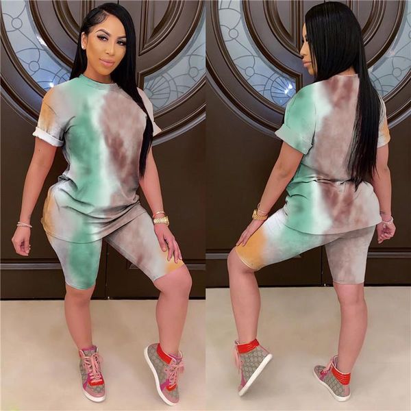 women's printed home clothes tie-dye sports two-piece suit summer clothing ladies 2-piece suit short pants, Gray
women's printed home clothes tie-dye sports two-piece suit summer clothing ladies 2-piece suit short pants, Gray