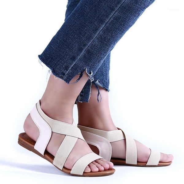 2020 women sandals summer ladies footwear slip-on pu leather cross female beach shoes peep toe fashion casual flat shoes1, Black
2020 women sandals summer ladies footwear slip-on pu leather cross female beach shoes peep toe fashion casual flat shoes1, Black