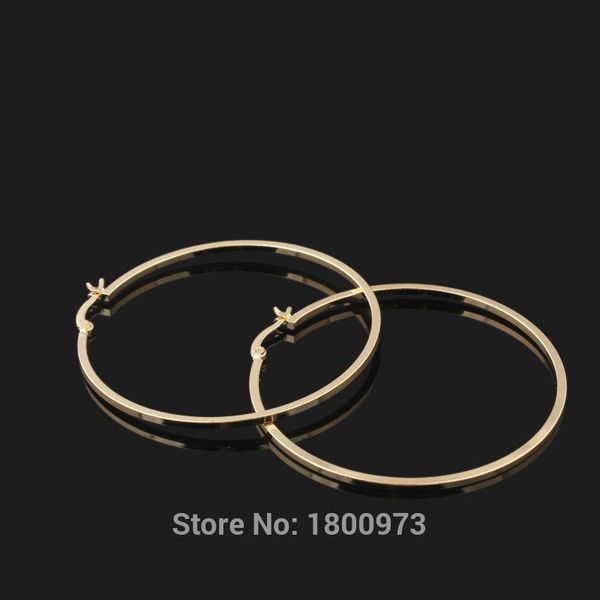 hoop & huggie wholesale rose gold color big circle smooth earrings for women fashion jewelry, Golden;silver
hoop & huggie wholesale rose gold color big circle smooth earrings for women fashion jewelry, Golden;silver