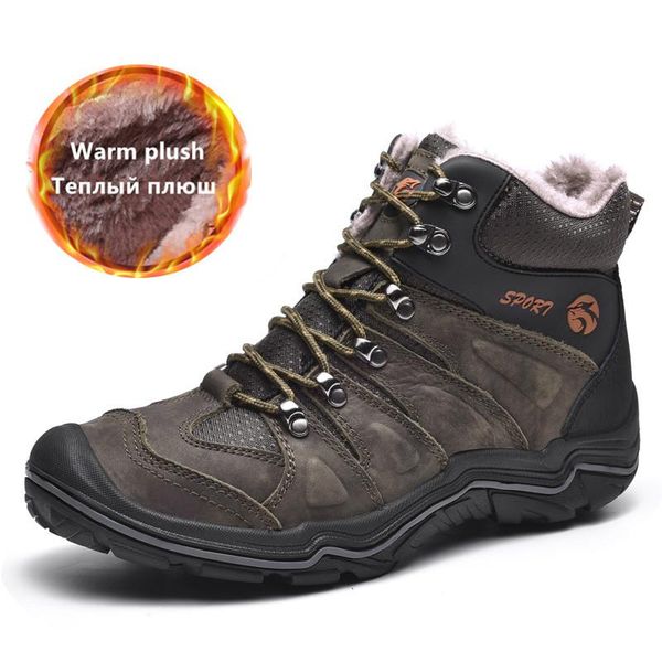 outdoor 2020 new winter men boots warm plush snow boots waterproof ankle non-slip men's sneakers hiking size 38-45, Black
outdoor 2020 new winter men boots warm plush snow boots waterproof ankle non-slip men's sneakers hiking size 38-45, Black