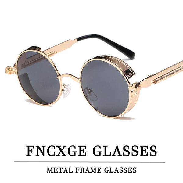 fashion round men women steampunk sunglasses metal classic sun glasses retro frame vintage male women goggle uv400 eyewear, White;black
fashion round men women steampunk sunglasses metal classic sun glasses retro frame vintage male women goggle uv400 eyewear, White;black